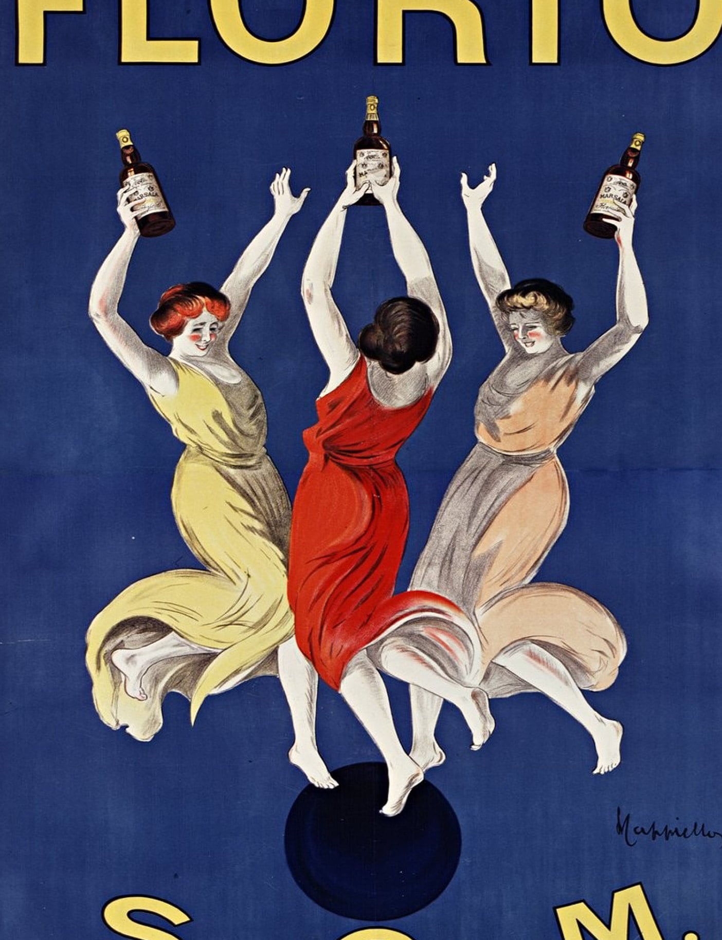 Leonetto Cappiello Vintage French Poster: Florio S. O. N. Paris