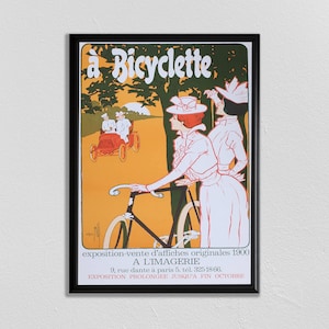 Bicycle Art Print, Bike Art Print, Art Deco Bicycle Poster, Cycling Art, Biking Poster, Vintage Cycling Decor, Bicycle Art