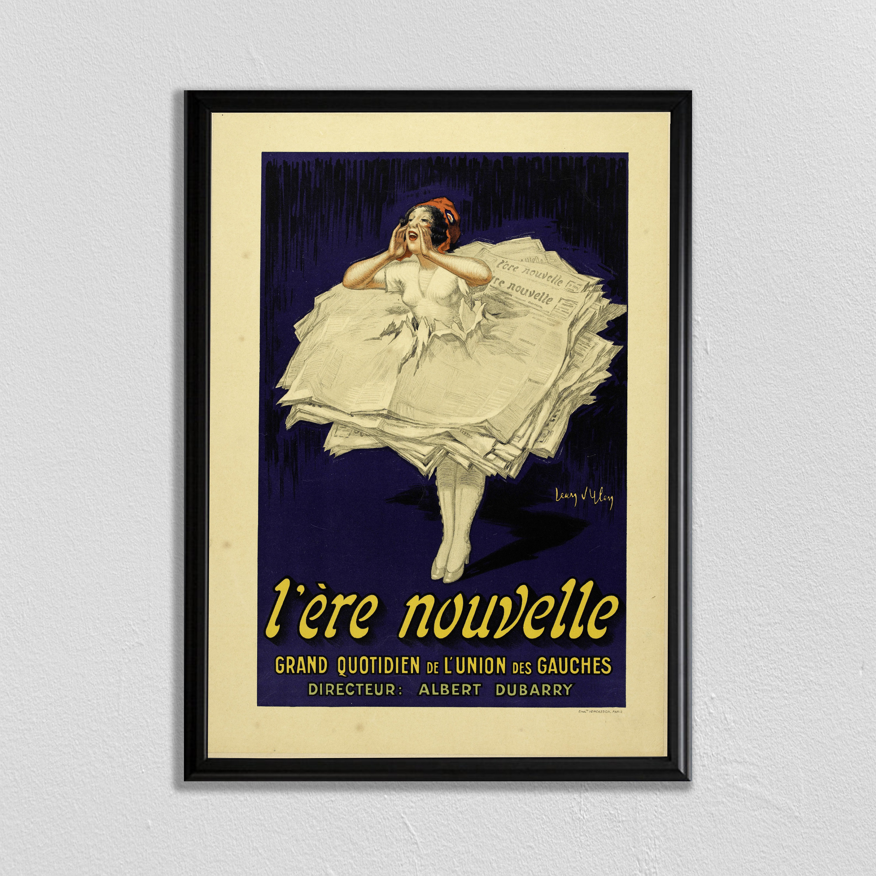 Jean D'ylen Paris Print: Vintage French Advertisement Poster - Etsy