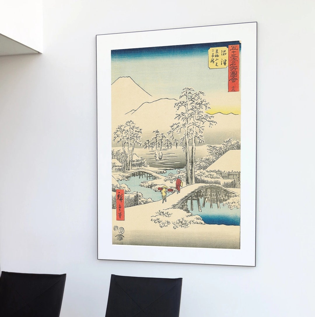 Japanese Art Print Poster Old Prints Wall Home Decor Wall Art Print ...
