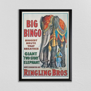 Cartel del circo, arte, decoración de circo, cartel de animales, arte del vivero, cartel de circo vintage, arte de circo retro