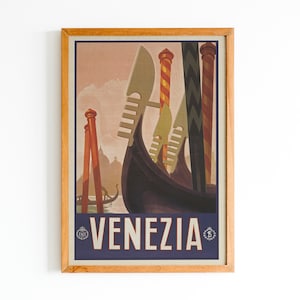 Venice Poster, Italia Stampa, Arte Murale Italiana, Stampa Venezia, Poster Di Venezia Vintage, Poster di Viaggio Vintage, Home Decor, Interior Design