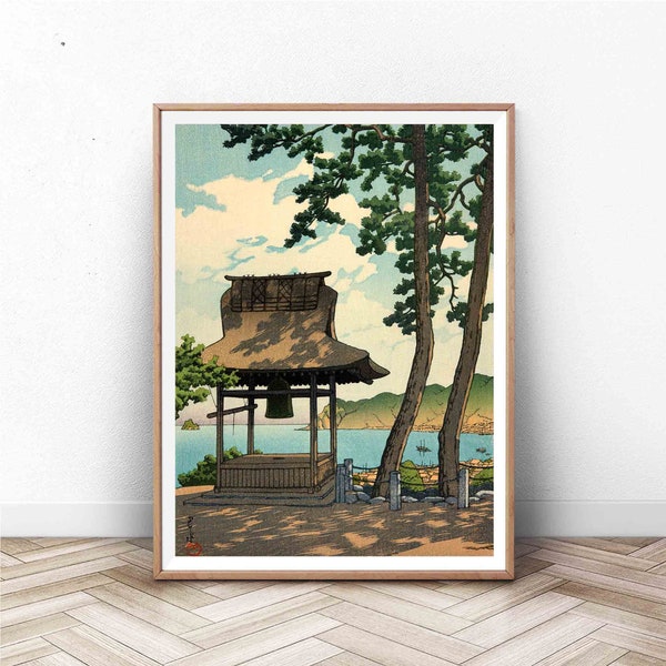 Japan Art Print | Wood Block | Poster | Home Decor | Japanese | Vintage | japan in the springtime