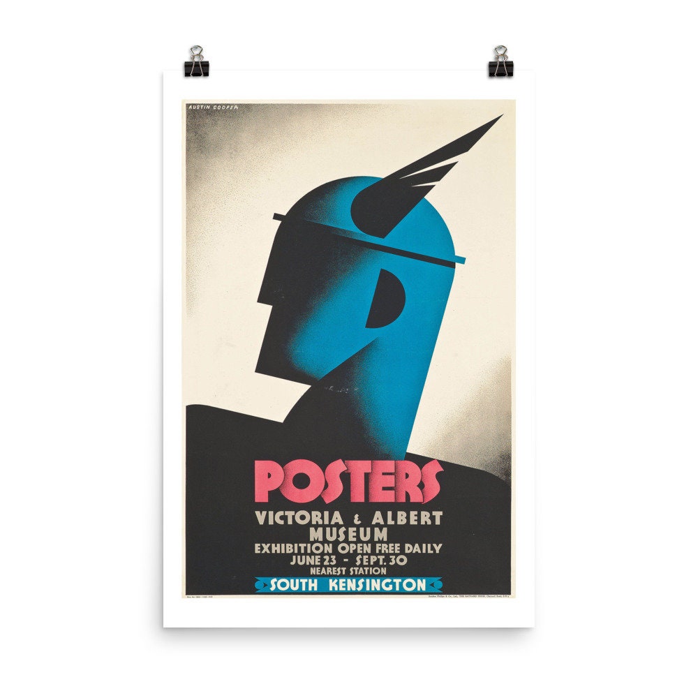 Art Deco Museum Poster: Kensington Art, London Exhibition Print - Etsy