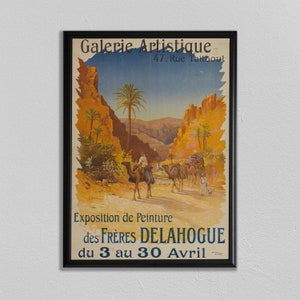 Ägypten Poster, ägyptische Kunstdruck, Kairo Wandkunst, Mama, Vintage Reise Poster, Home Decor, Egypte