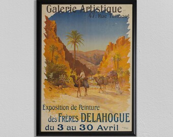 Egypt Vintage Travel Poster: Cairo Art Print
