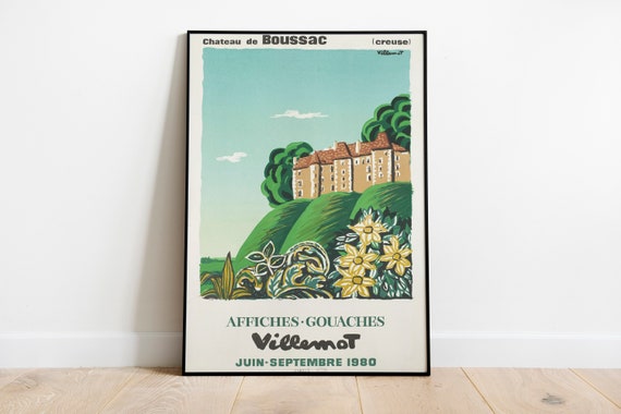 Paris Poster Print, Exhibition Museum Poster, Colorful Wall Art, Home Decor, Interior Design