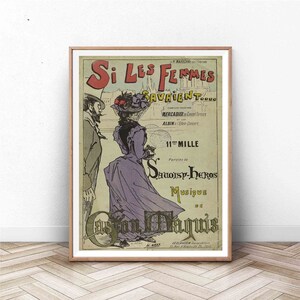 French Art Print, Vintage Wall Art, Paris Wall Art, Paris Print
