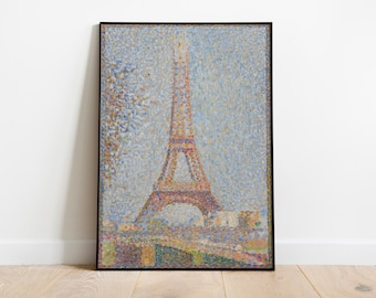 ジョルジュ・スーラ作「花瓶の花」複製版画 壁アート 有名なフランス