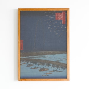 Japanese Woodblock Reproduction Print Ukiyo-e Poster Japanese Prints Japanese Poster Birthday Kasamatsu Poster Gift Idea Japanese Art