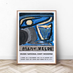 Art Exhibition Poster, Modern Wall Art, Mid Century Modern Art Print, Museum Print, Paris Wall Art, Wall Art Prints, Paris Print, Bauhaus