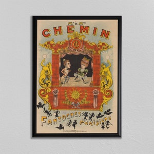 clown acrobat print, Circus Poster, Circus Decor, wall art, Vintage Circus Poster, home decor, Circus Poster Print