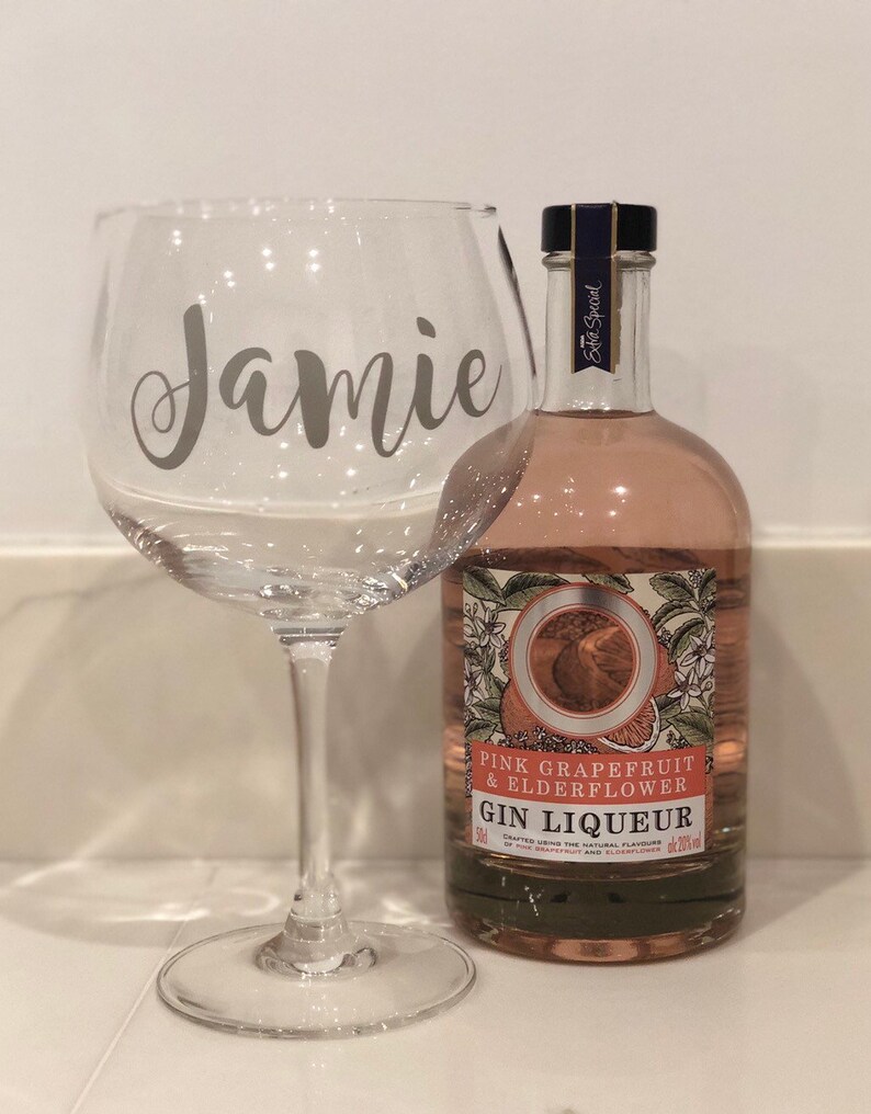 Personalised Gin Glass / Name Glass / Gin Glass / My Gin / Etsy