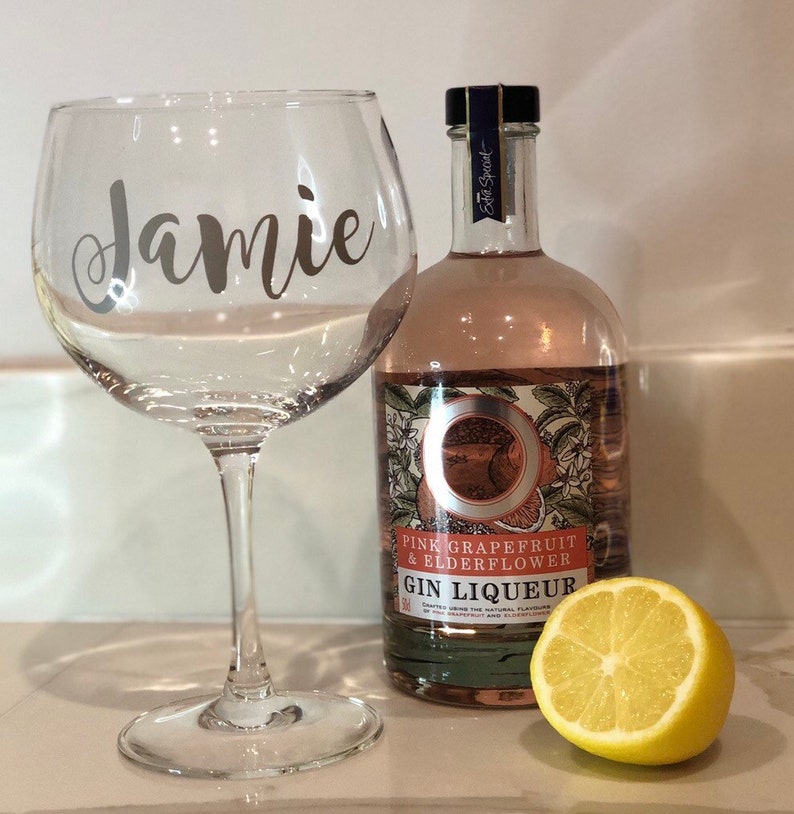Personalised Gin Glass / Name Glass / Gin Glass / My Gin / Etsy