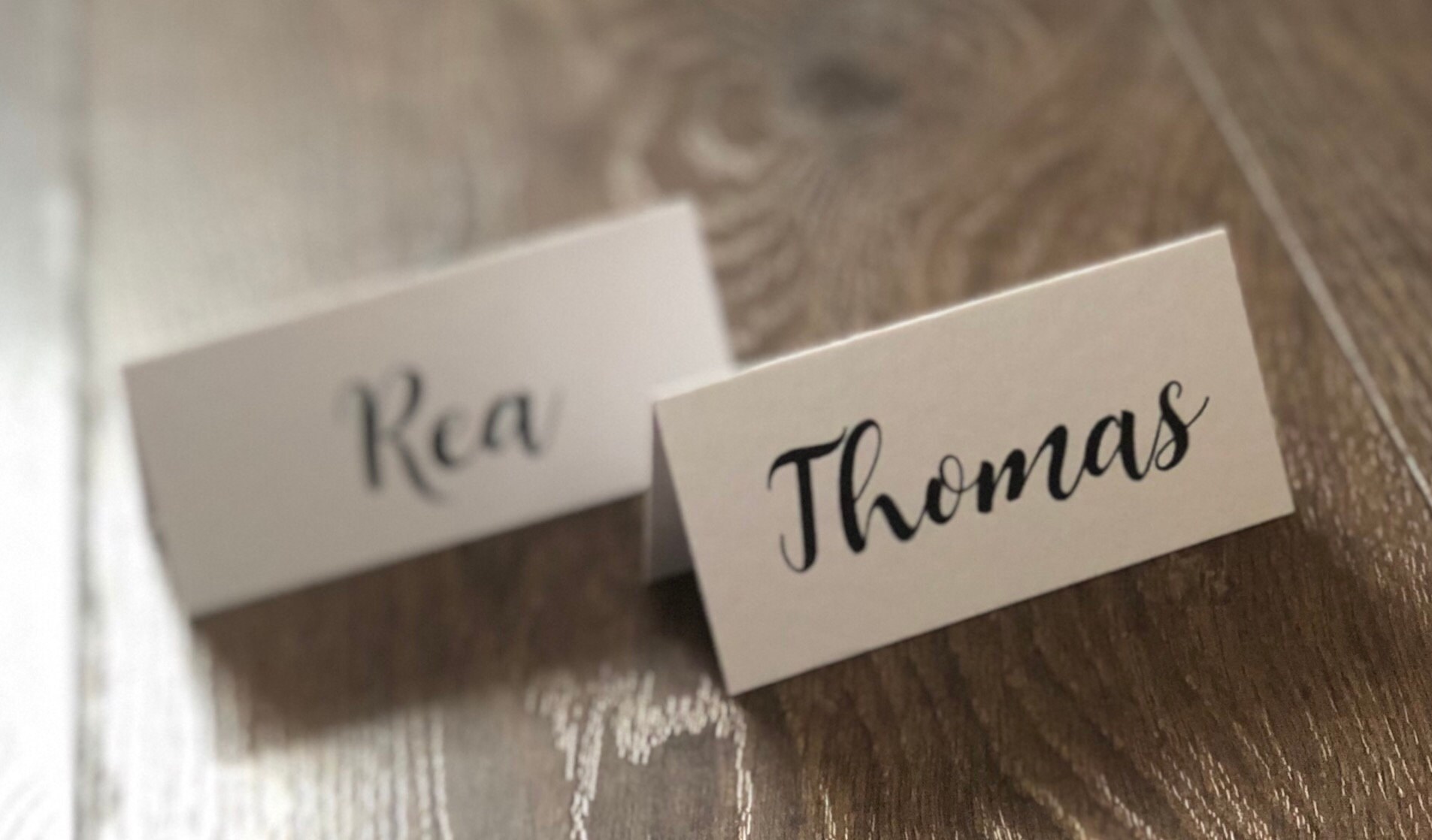 Wedding place card / name card / wedding decor / table setting | Etsy