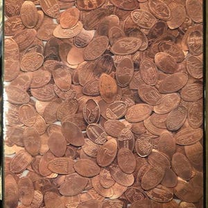 Huge Elongated / Pressed Penny Book Album Holds 144 Pennies