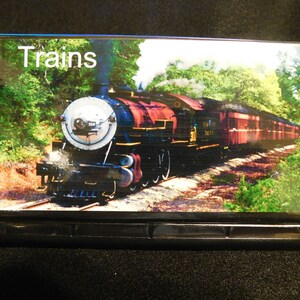 Elongated / Pressed Penny Souvenir Book / Album * Trains