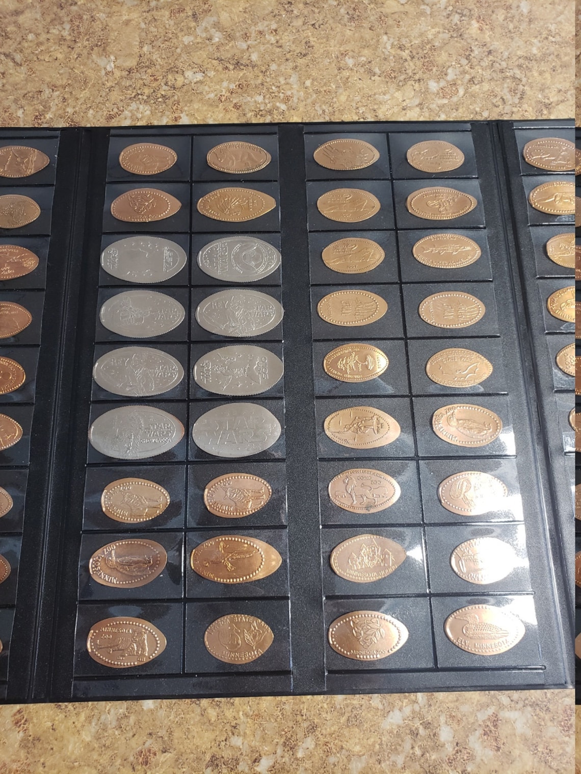 Large Elongated / Pressed Penny Book Holds 144 Coins Etsy