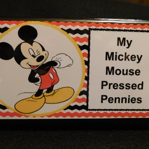 Elongated / Pressed Penny Souvenir Book / Album - Mickey Mouse