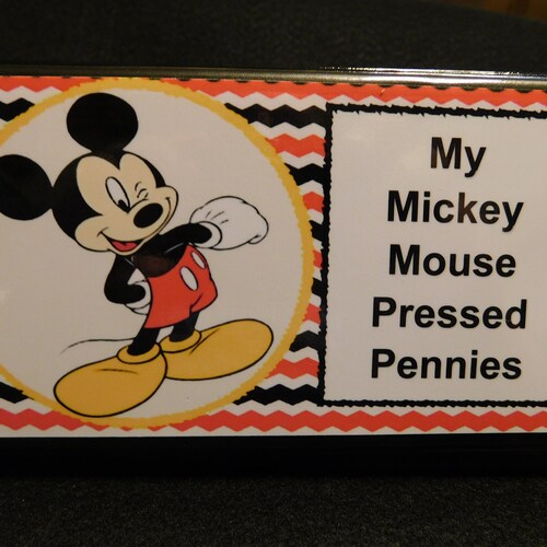 Elongated / Pressed Penny Souvenir Book / Album Disneyland Etsy