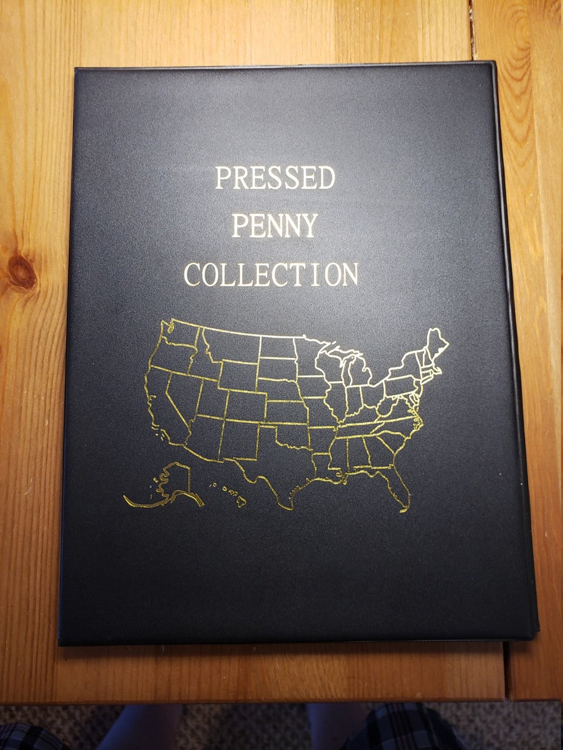 Large Elongated / Pressed Penny Book Holds 144 Coins Etsy