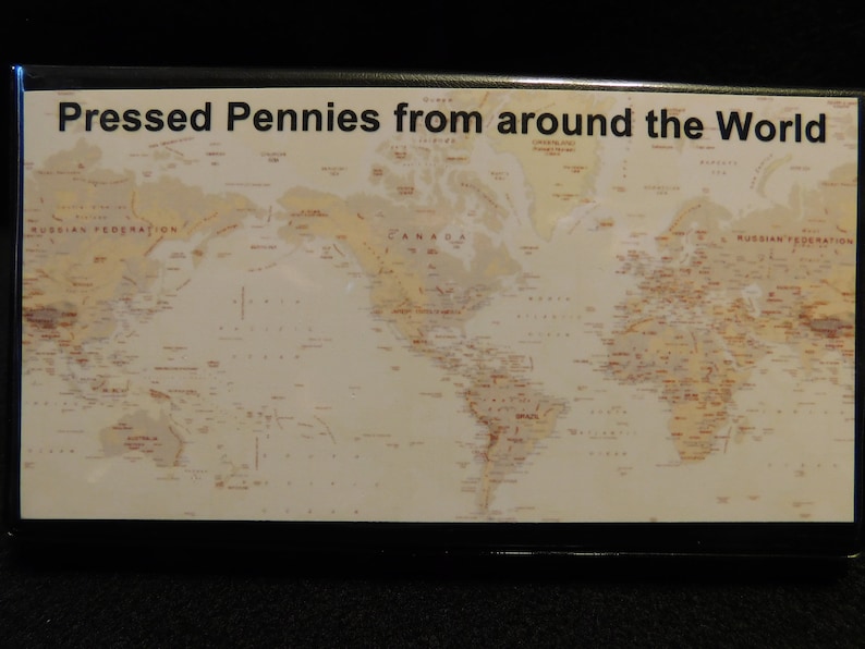 Elongated / Pressed Penny Souvenir Book / Album Pennies From Etsy