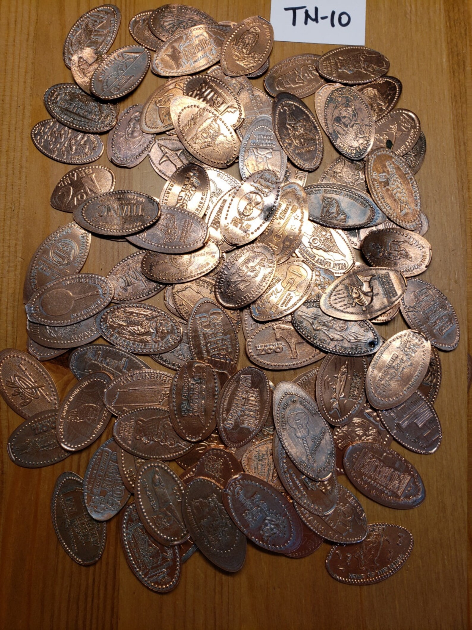 Elongated Pressed Penny Lot of 100 from Tennessee Etsy