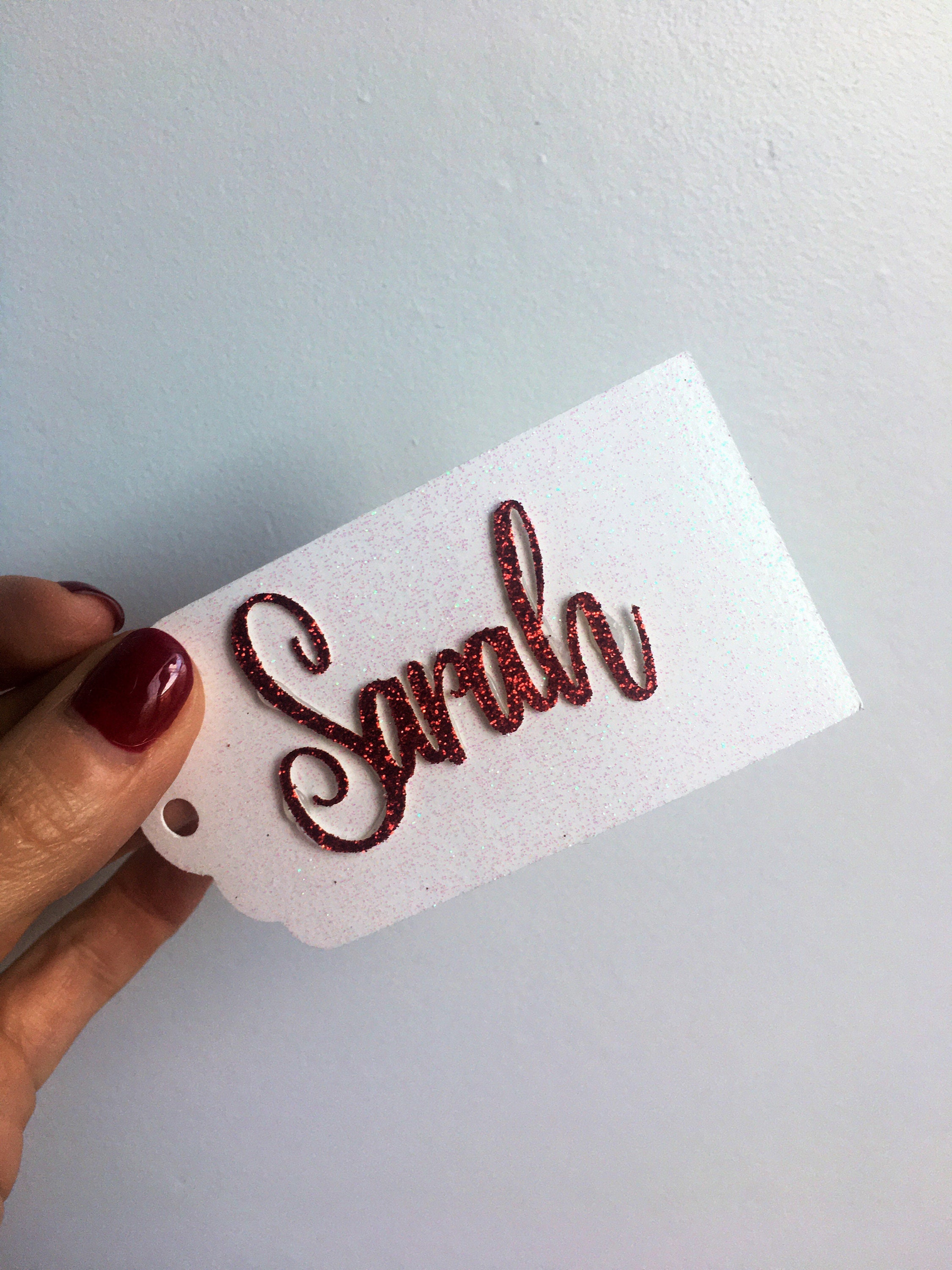 Personalised Glitter Party Bag Name Tags Party Favour Bag Etsy