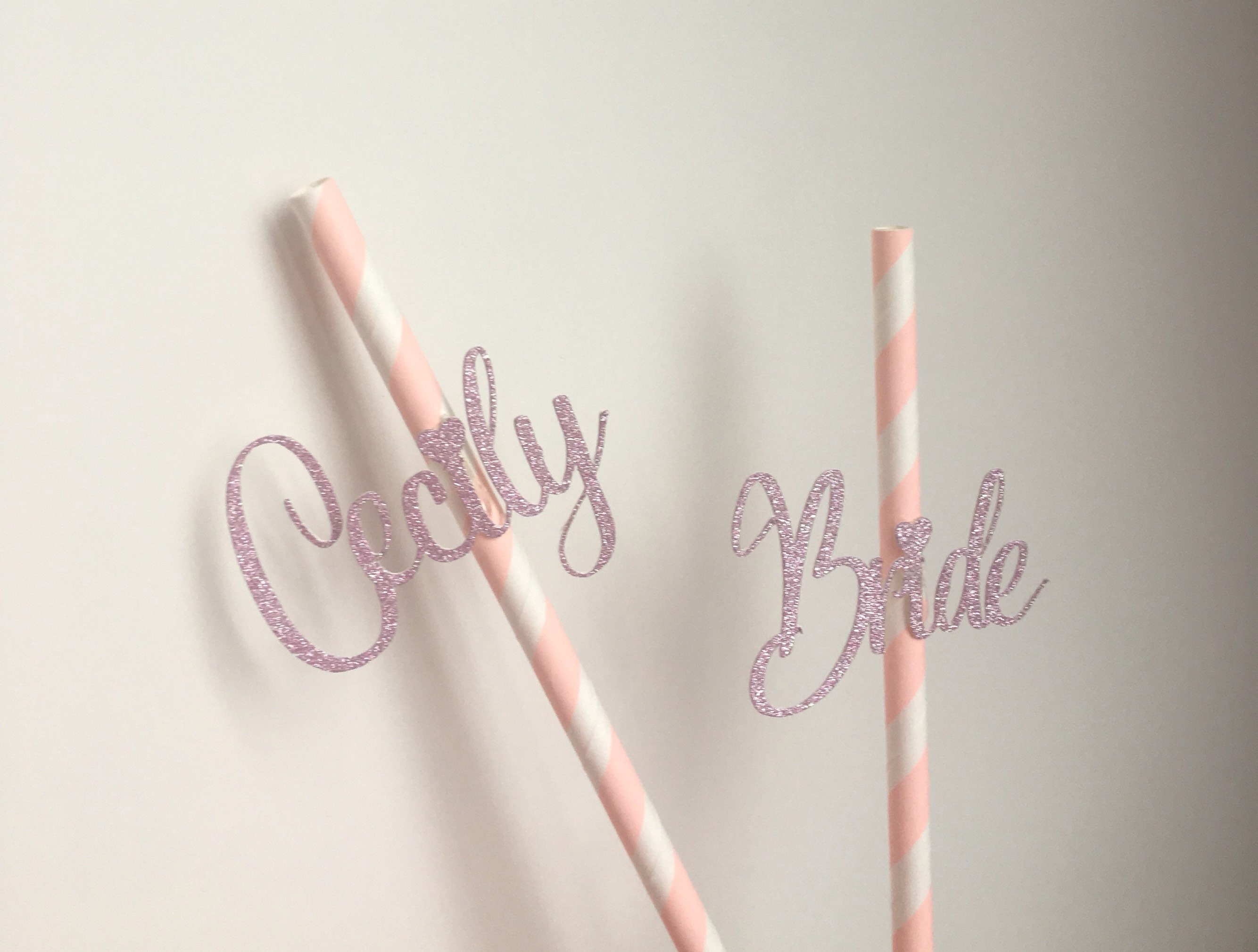 Personalised name straws Birthday straws with namesPink Name | Etsy