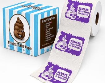 Halloween Toilet Paper, Haunted Skull