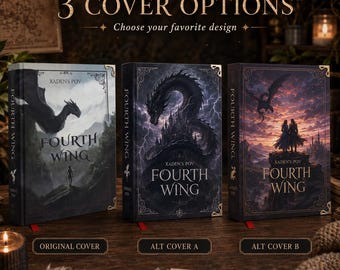 Xaden POV Vierter Flügel Hardcover Buch, 3 Cover Optionen, Dragon Rider Romantasy Sammleredition, Bücherwurm Geschenk