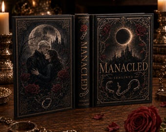 Manacled Handmade A4 Hardback, Full Series in One Book, Color Art Interior, Premium Romantic Fantasy Gift
