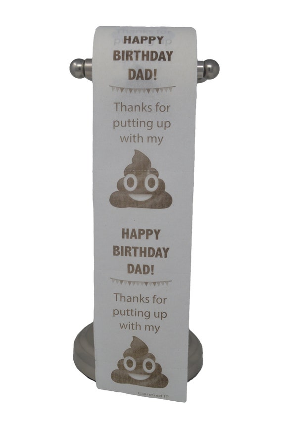 Joyeux Anniversaire Papa Papier Toilette Cadeau Gag Drole Etsy Joyeux Anniversaire Papa Papier Toilette Cadeau Gag Drole Etsy