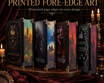 Manacled Book – Edição Limitada em Capa Dura com Ilustrações (3 em 1 - História Completa), Presente para Ela, Presente de Aniversário