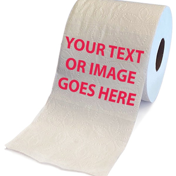Custom Toilet Paper Etsy