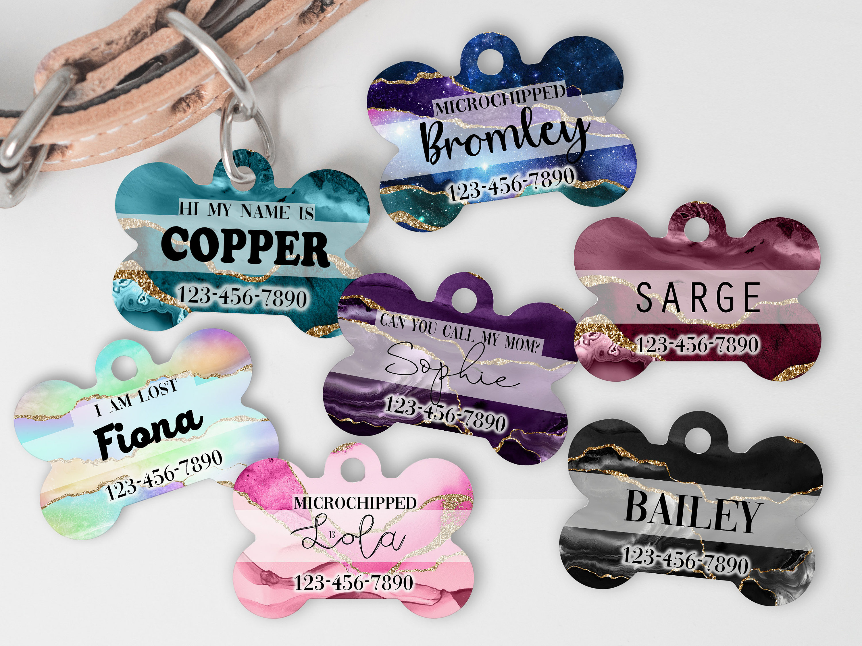 Ceramic Dog Tag - Etsy