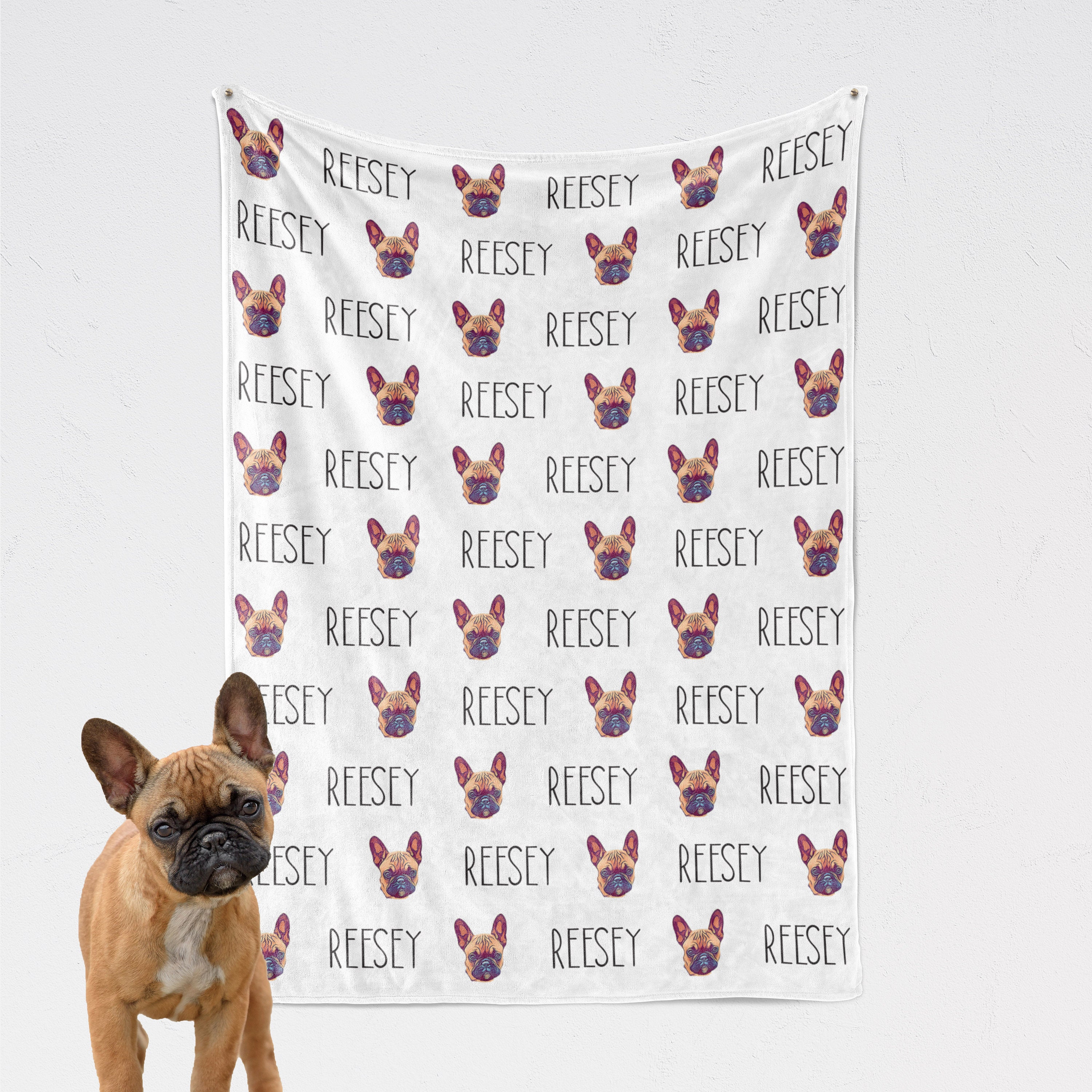 personalized dog blanket