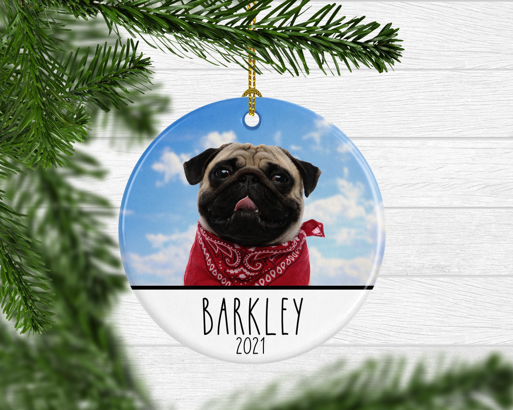 Personalized Dog Ornament Christmas Gift for Dog New Dog Owner Etsy UK