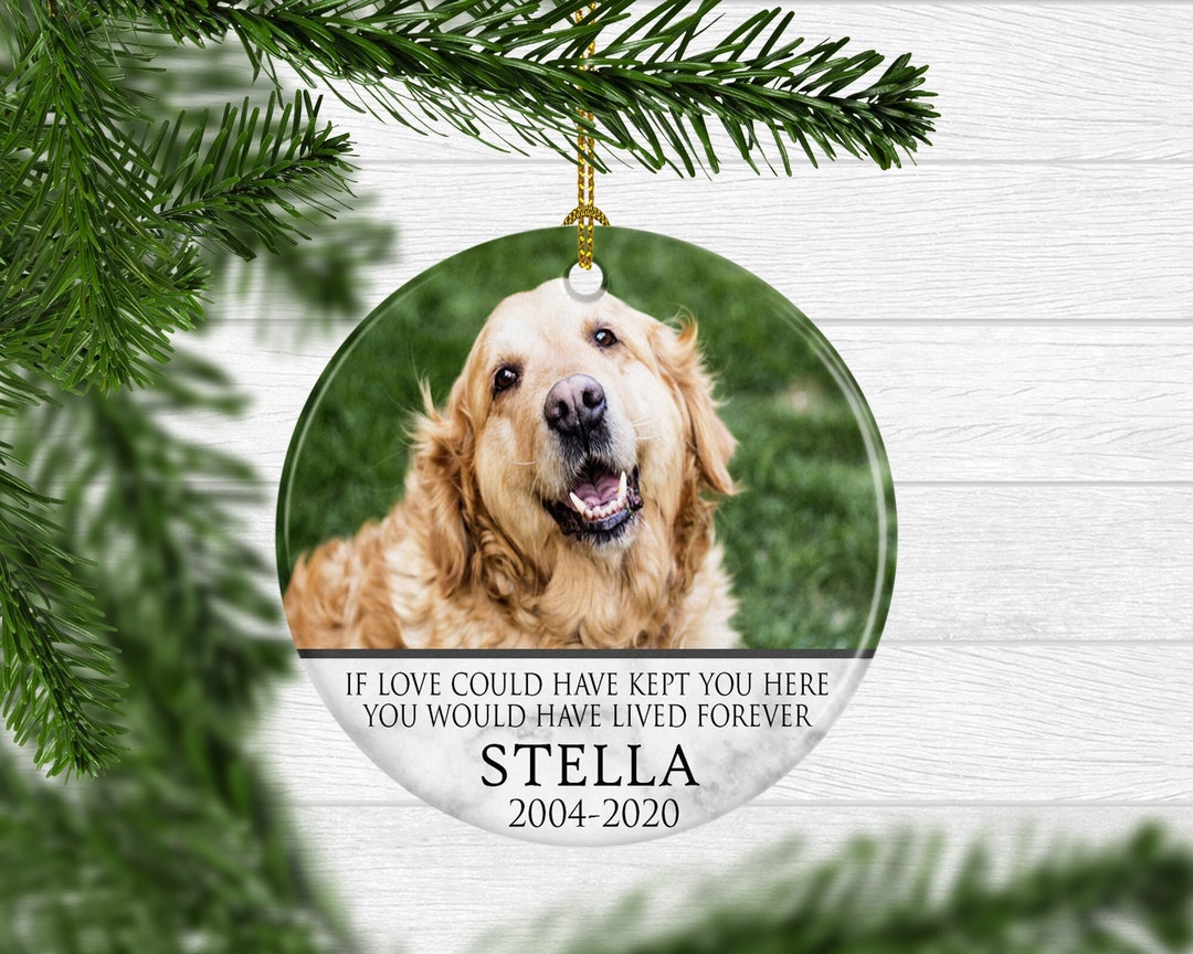 Personalized Pet Memorial Ornament: Dog & Cat Loss Sympathy Gift - Etsy