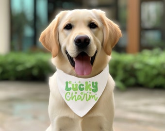 Glücksbringer Lustig St. Patrick's Day Hundehalstuch St. Pattys Urlaub Hundehalstuch Geschenk für Hund Glückshundeschal