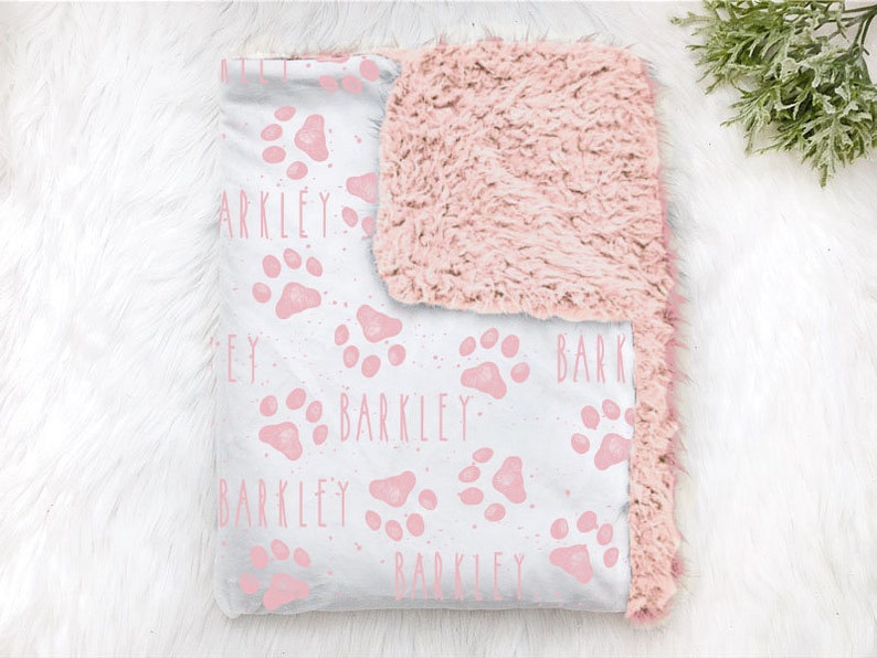 Personalized Dog Blanket Custom Pet Blanket Crate Blanket Etsy