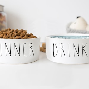 ceramic dog food bowls