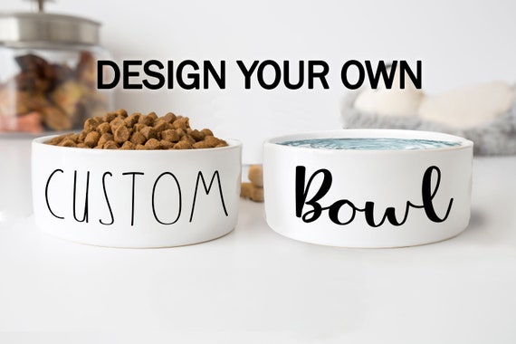 Funny Dog Gift Pet Food Bowl Water Bowl Cat Bowls Dinner Drinks