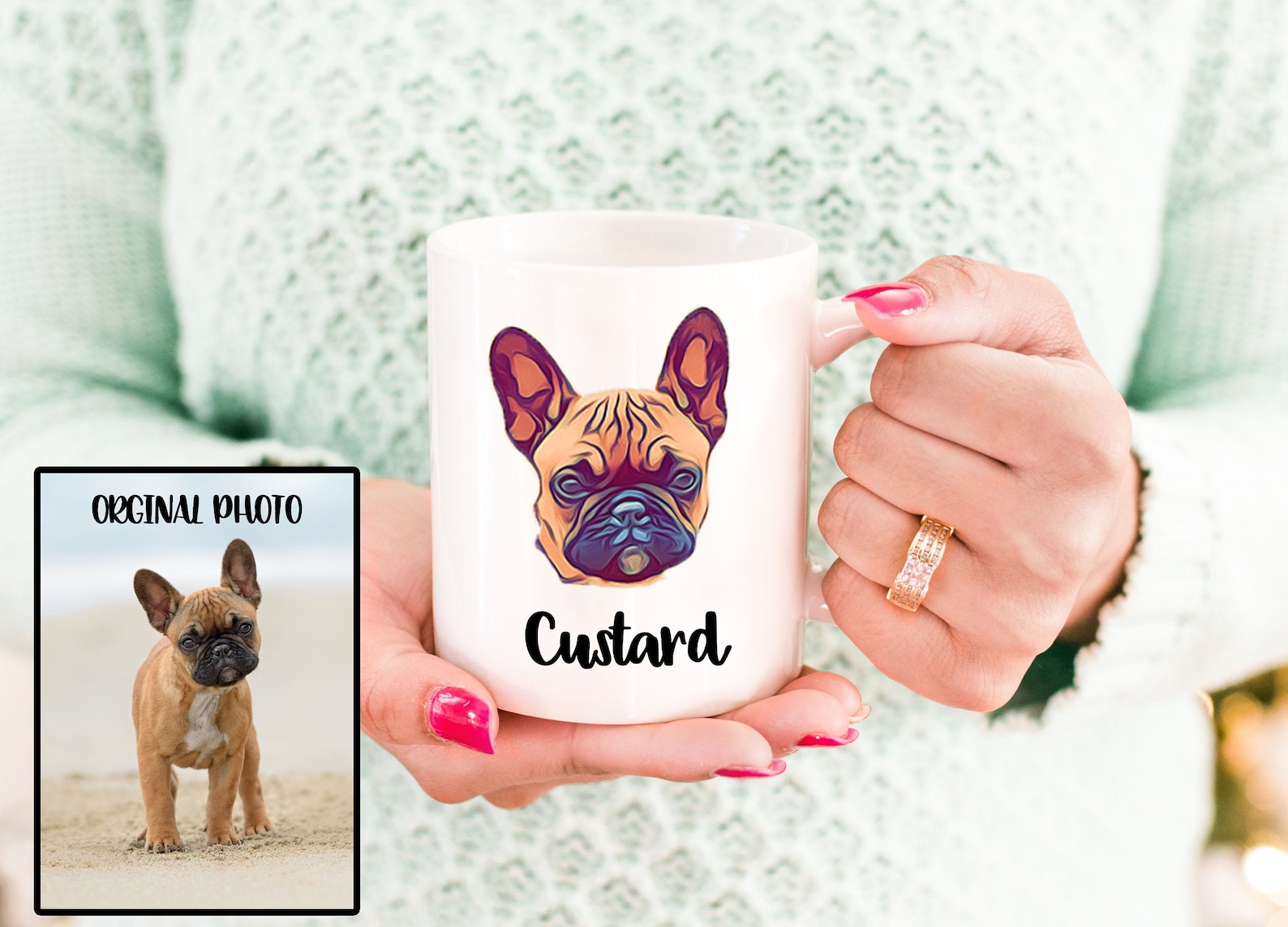 Personalized Dog Mug Dog Coffee Mug Cartoon My Dog Pet Mug Dog - Etsy