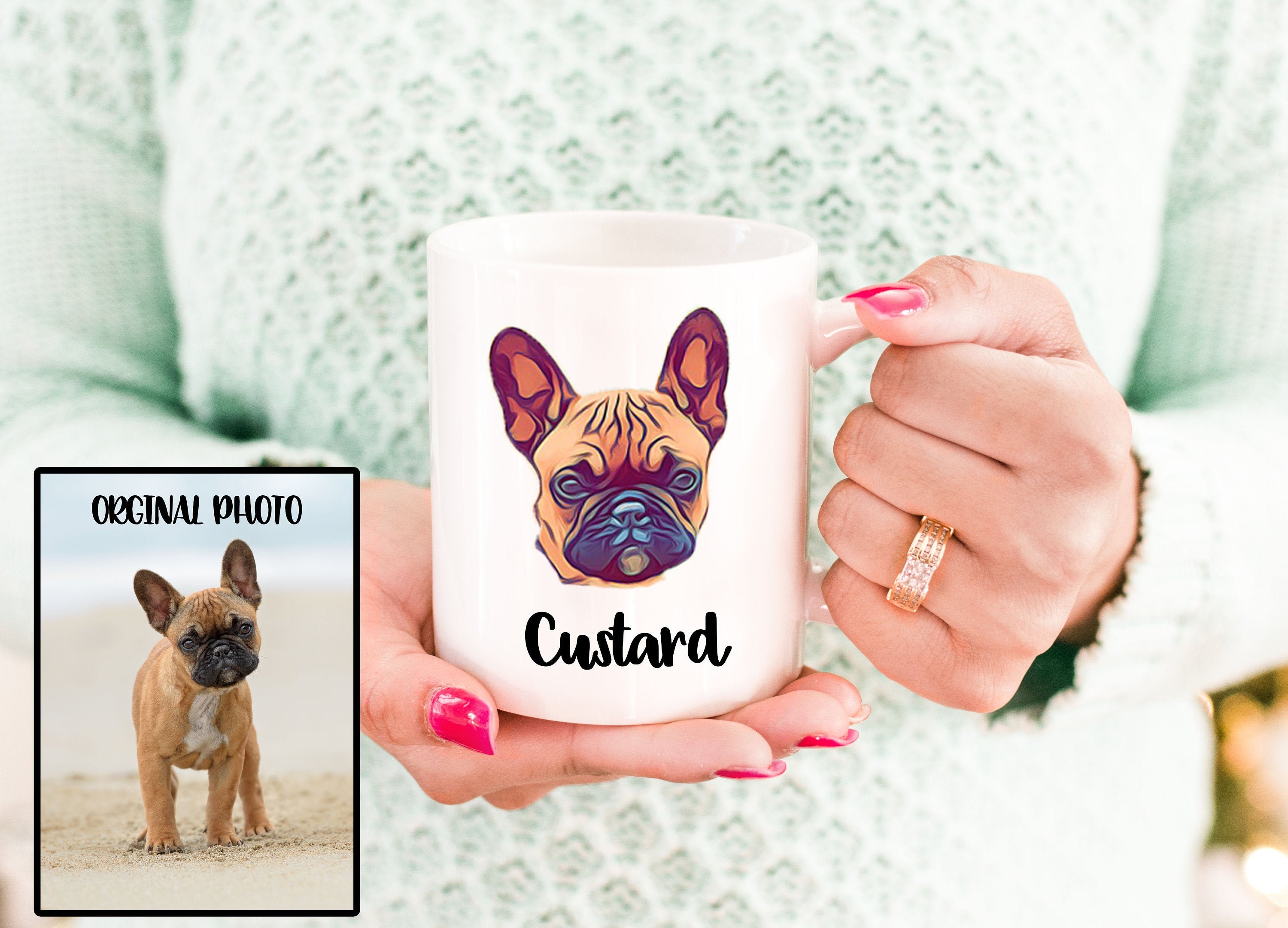 Personalized Dog Mug Dog Coffee Mug Cartoon My Dog Pet Mug Dog Etsy