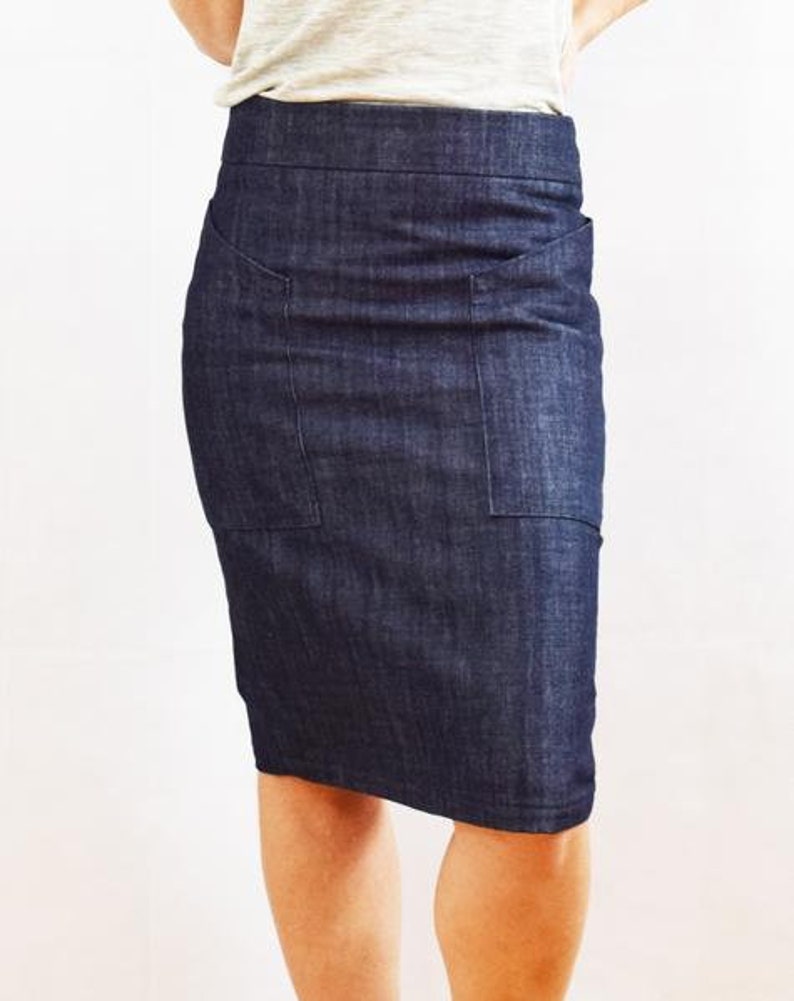 Paper Pattern Sew House Seven The Alberta Street Pencil Skirt Sewing Pattern