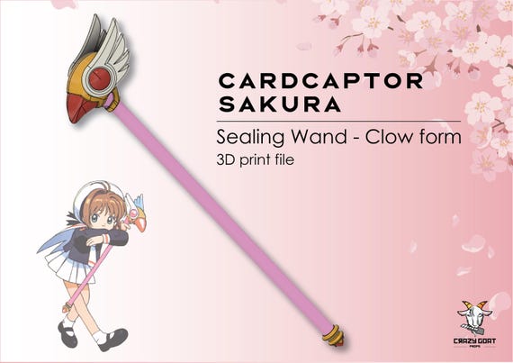 カードキャプターさくら - 封印の杖 - 3Dプリントファイル - Etsy 日本