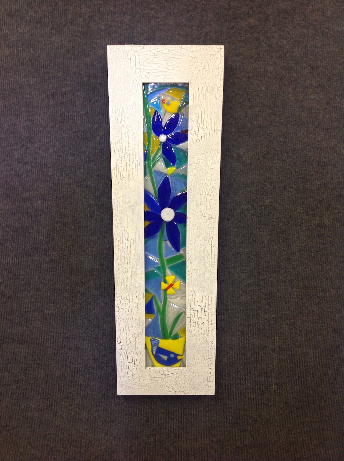 Fused Glass Wall Hanging Etsy