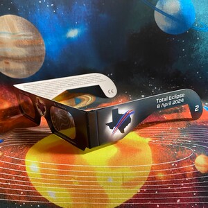 5 paires de lunettes Texas 2 Step To Totality Dual Eclipse, GO TEXAN image 3