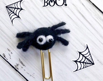 Sergio the Spider Planner Clip Paperclip Bookmark